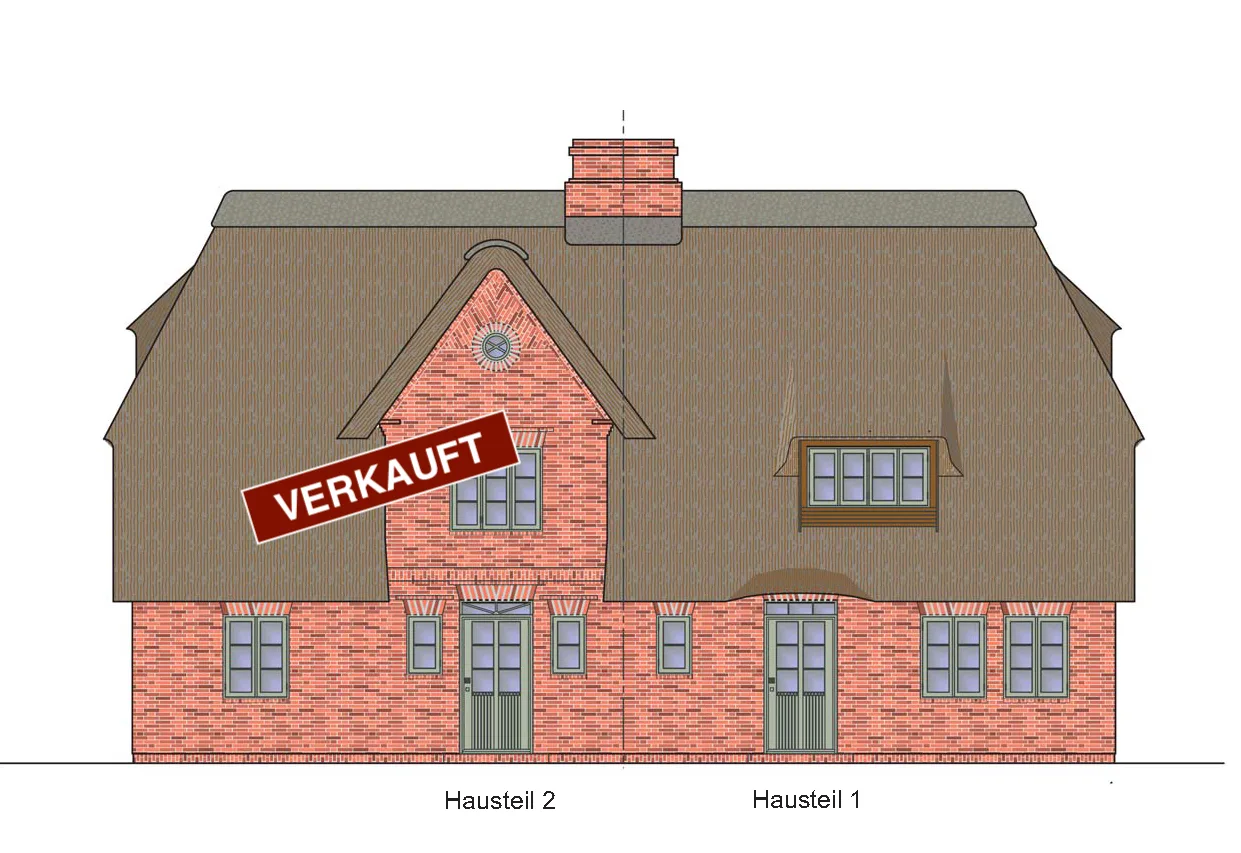 Bild - -Top-Lage- Neubau-Doppelhaus unter Reet an den Dünen in Wenningstedt (Haus 1)