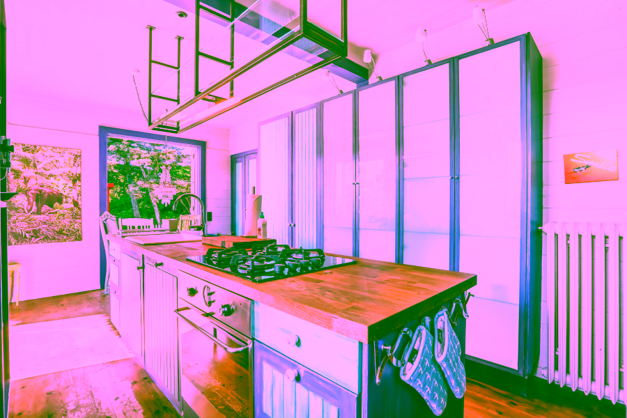 Bild - Charmante Haushälfte mit Blick auf das Quermarkenfeuer