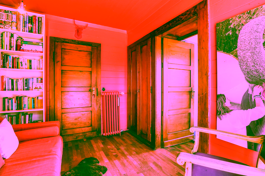 Bild - Charmante Haushälfte mit Blick auf das Quermarkenfeuer