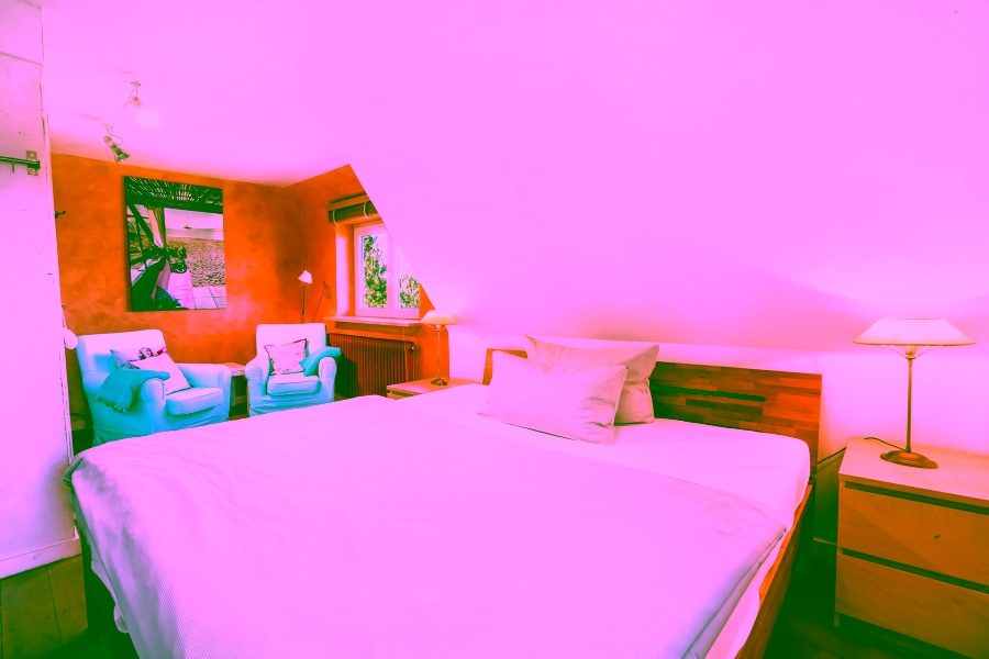 Bild - Charmante Haushälfte mit Blick auf das Quermarkenfeuer