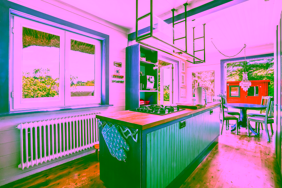 Bild - Charmante Haushälfte mit Blick auf das Quermarkenfeuer