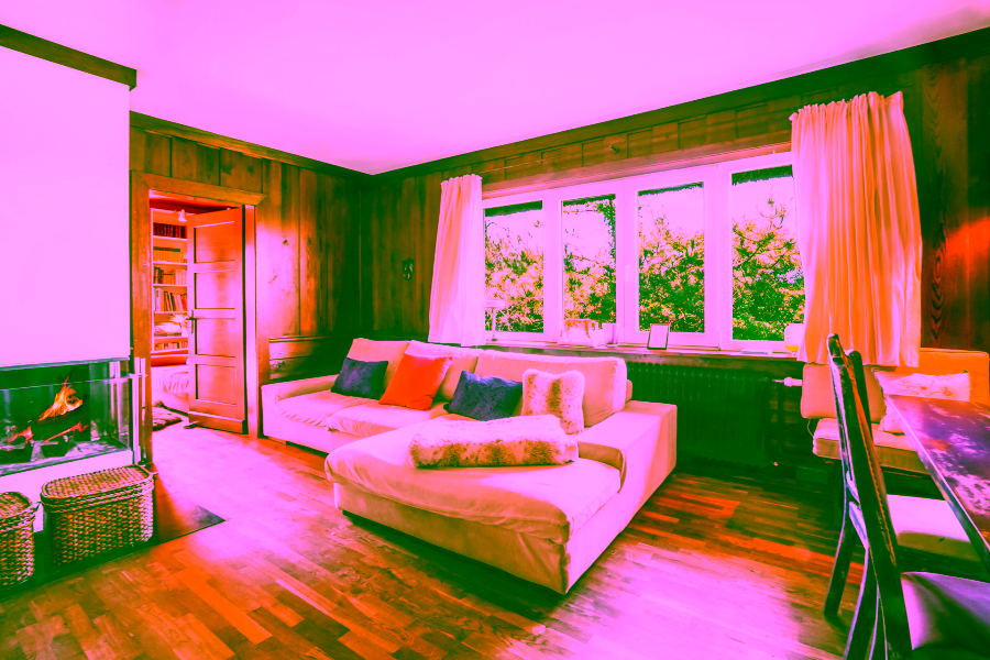 Bild - Charmante Haushälfte mit Blick auf das Quermarkenfeuer