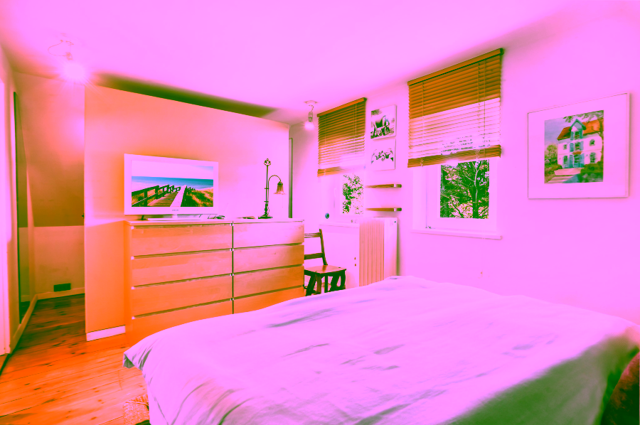 Bild - Charmante Haushälfte mit Blick auf das Quermarkenfeuer