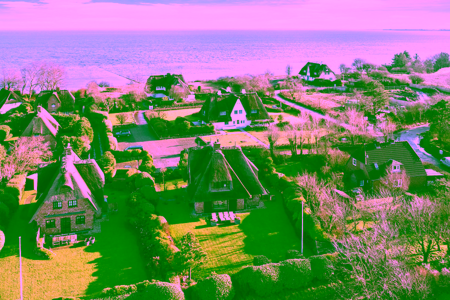 Bild - Luxuriöses Einzelhaus mit Blick auf das Wattenmeer