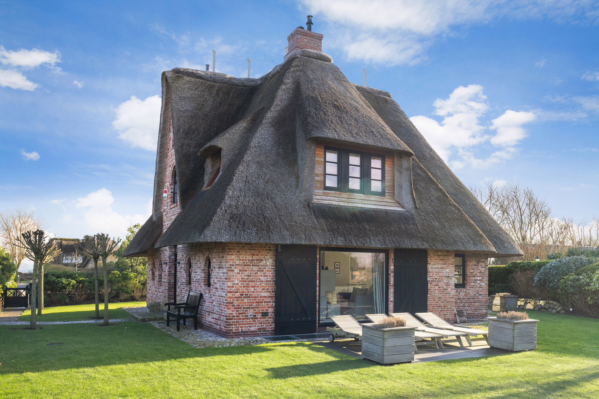 Bild - Luxuriöses Einzelhaus mit Blick auf das Wattenmeer