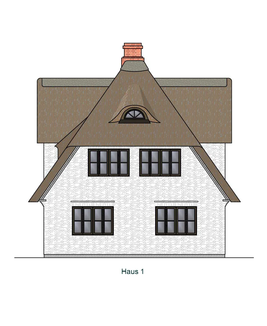 Bild - -Top-Lage- Neubau-Doppelhaus unter Reet an den Dünen in Wenningstedt (Haus 2)