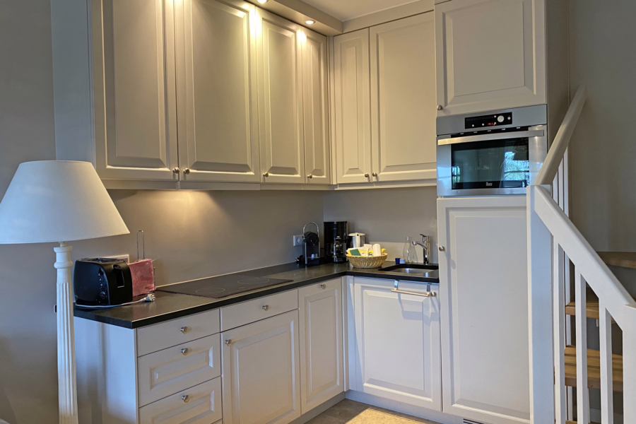 Küche - Reetgedecktes Hausteil in zurückgezogener Lage von Kampen