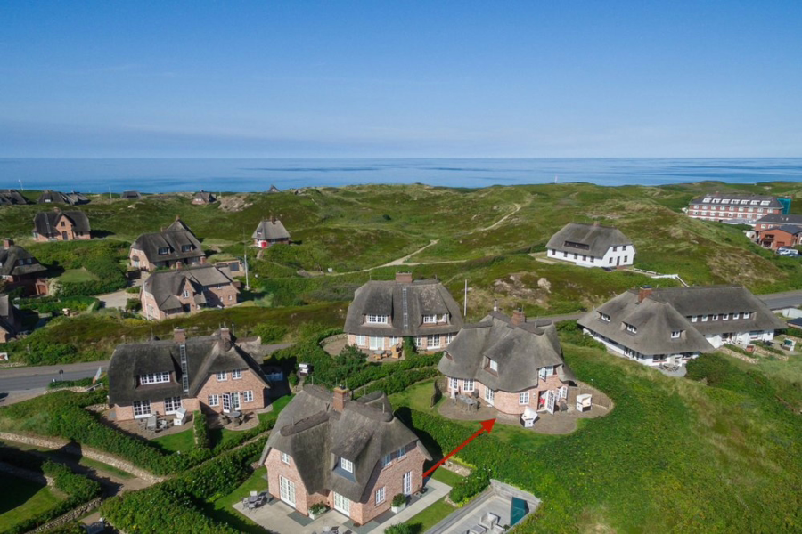 Bild - Einzelhaus auf der Düne mit herrlichem Wattblick