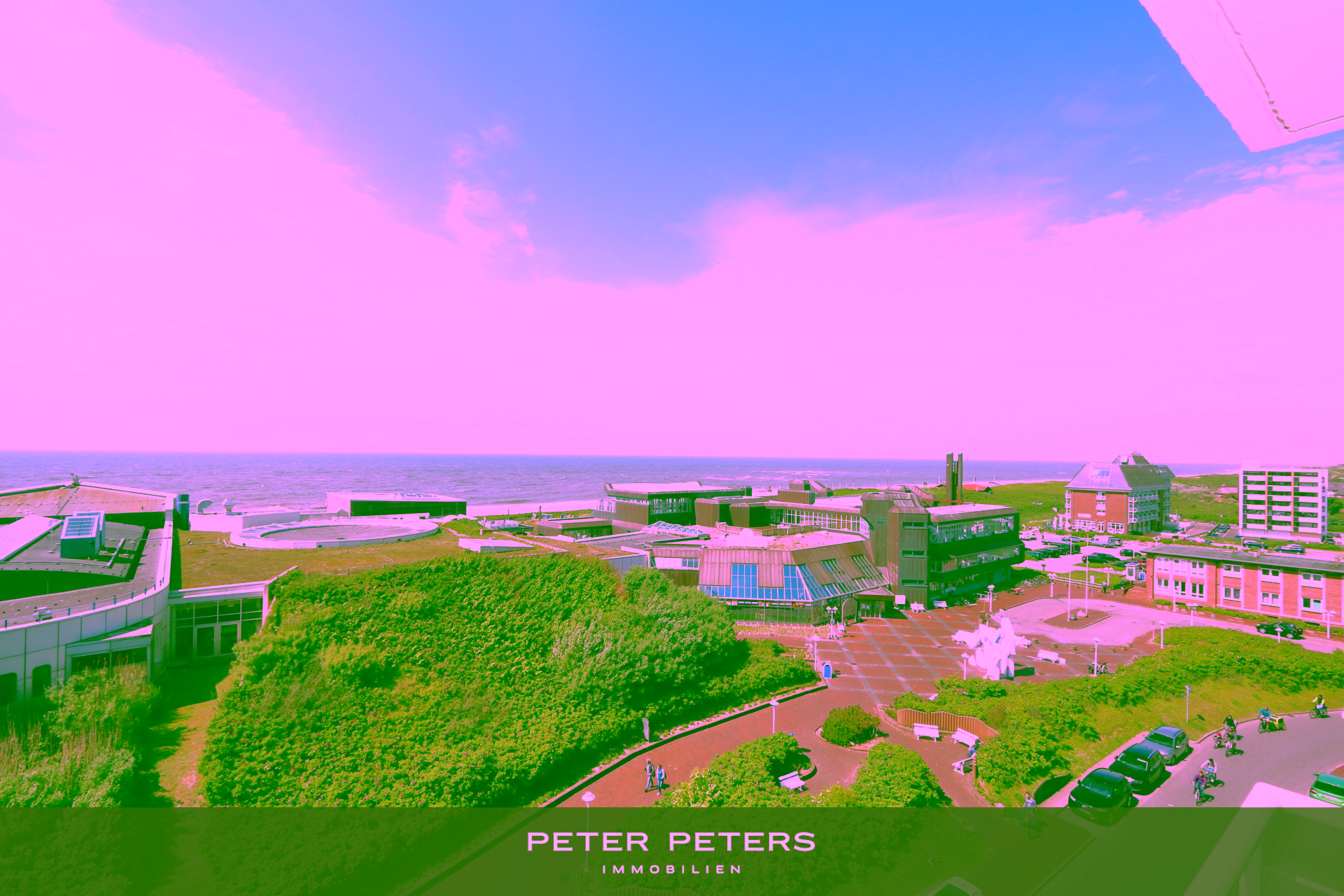 Zentrale zwei Zimmerwohnung mit herrlichem Meerblick in strandnaher Lage - Titelbild (17039)