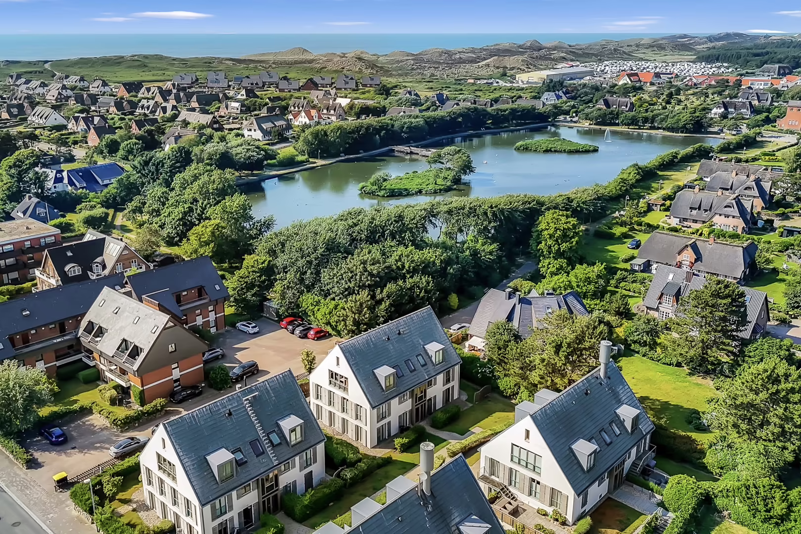Sehr schön gelegene und genehmigte Ferienwohnung am Wenningstedter Dorfteich auf einer Ebene - Bild (82663)