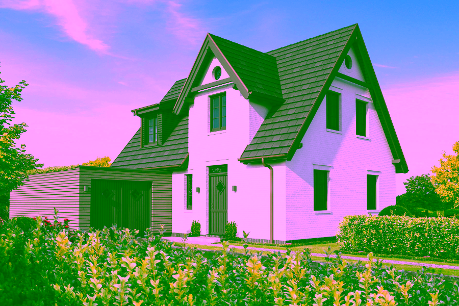 Bild - Neubau eines freistehenden Wohnhauses (Dauerwohnung) mit Garage in Westerland