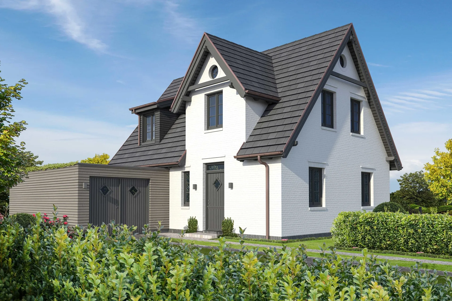 Bild - Neubau eines freistehenden Wohnhauses (Dauerwohnung) mit Garage in Westerland