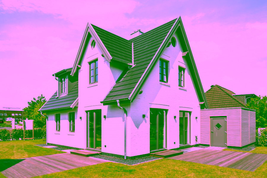 Bild - Neubau eines freistehenden Wohnhauses (Dauerwohnung) mit Garage in Westerland