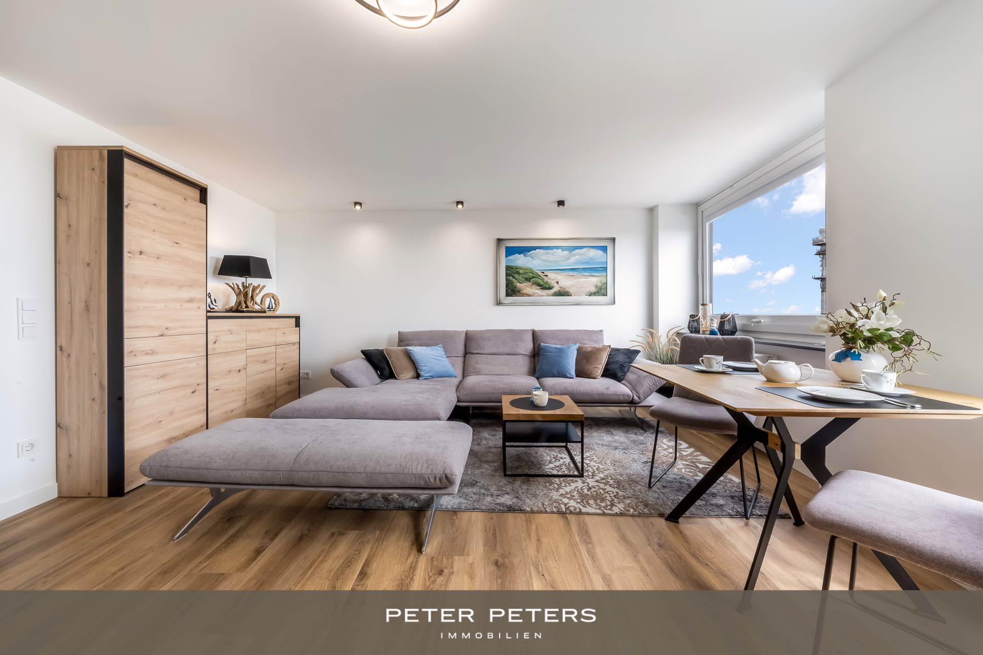 Sanierte 2 Zimmer Wohnung in Westerland mit Blick zum Rantumbecken - Titelbild (71901)