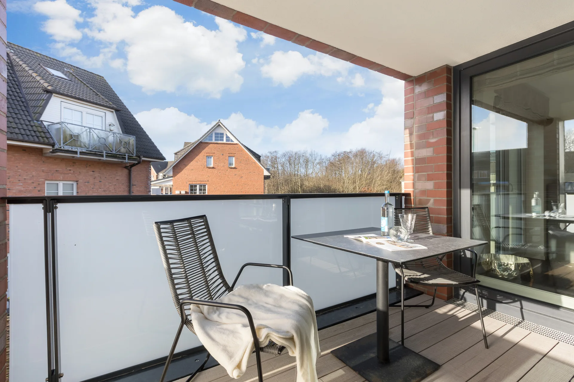 Bild - helles und modernes 3-Zimmer Appartement mit 2 Balkonen und Fahrstuhl in strandnaher Lage von List
