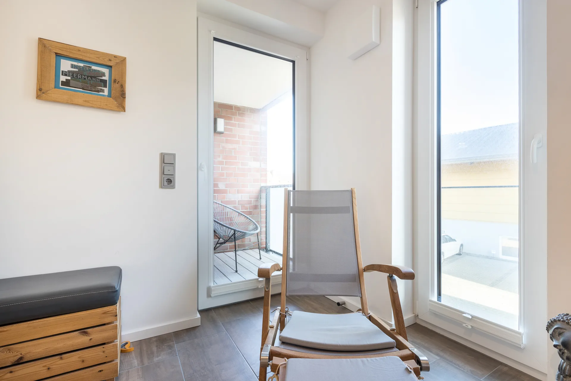 Bild - helles und modernes 3-Zimmer Appartement mit 2 Balkonen und Fahrstuhl in strandnaher Lage von List