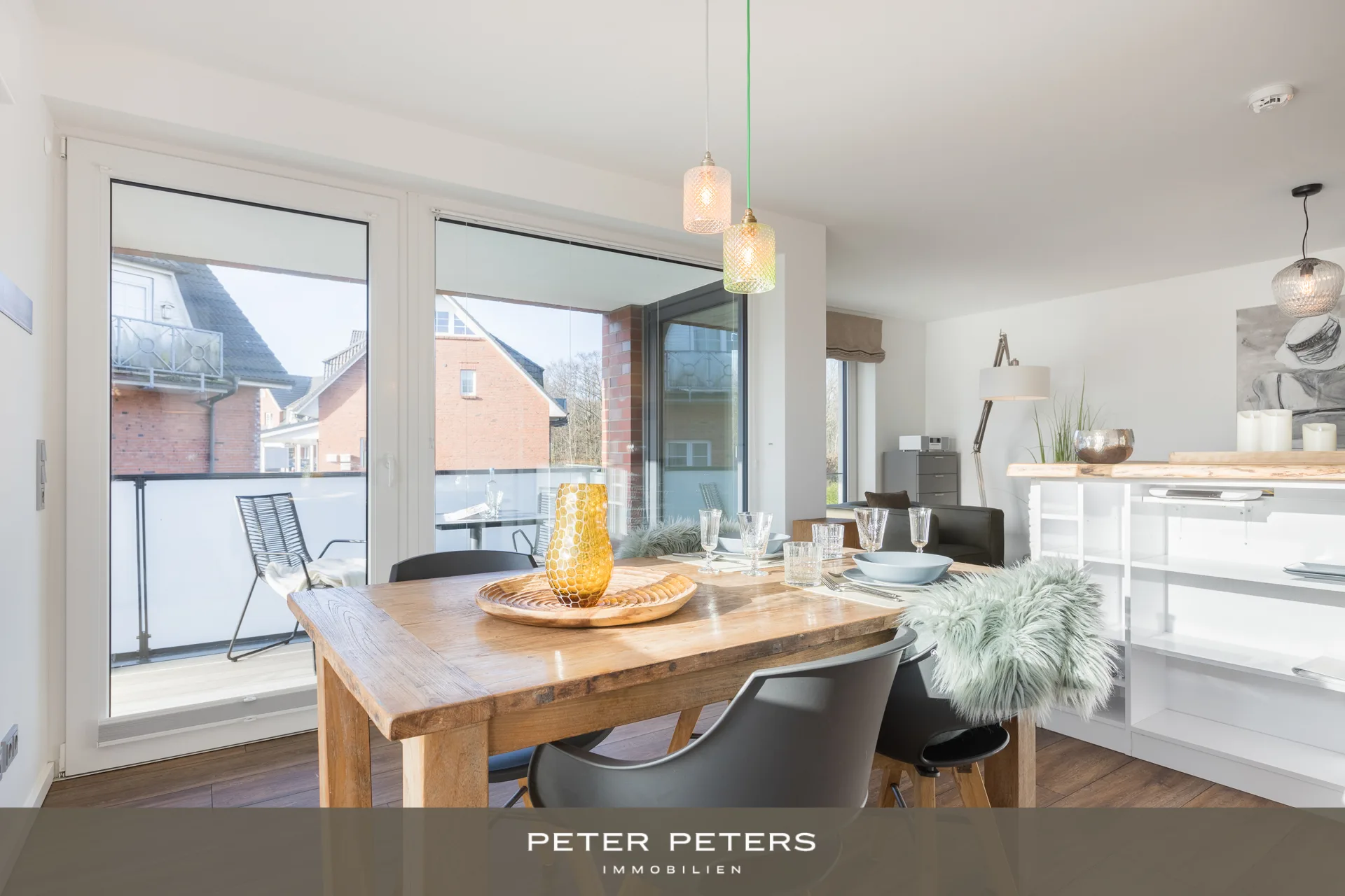 Bild - helles und modernes 3-Zimmer Appartement mit 2 Balkonen und Fahrstuhl in strandnaher Lage von List