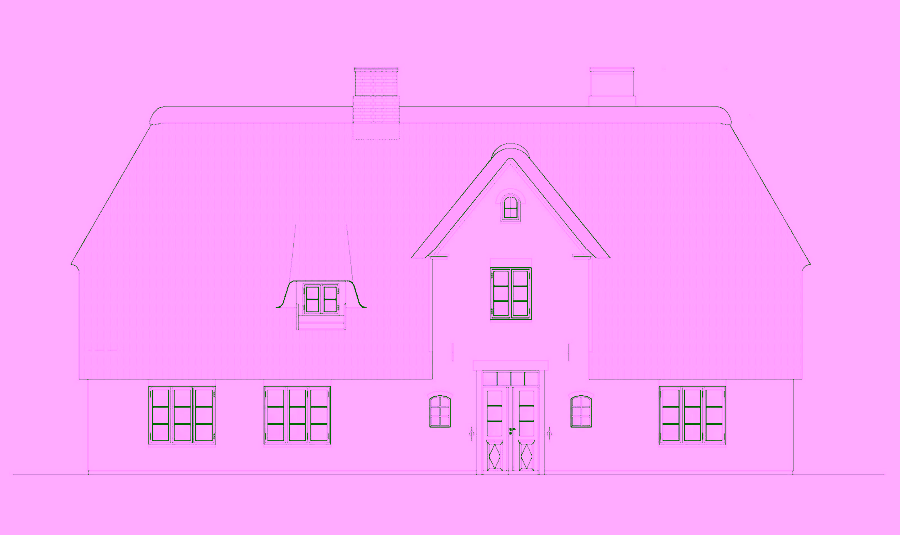 Osten - Neubau eines außergewöhnlichen Friesenhauses unter Reet mit Garage in begehrter Lage von Keitum