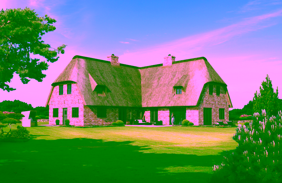 Bild - Neubau eines außergewöhnlichen Friesenhauses unter Reet mit Garage in begehrter Lage von Keitum