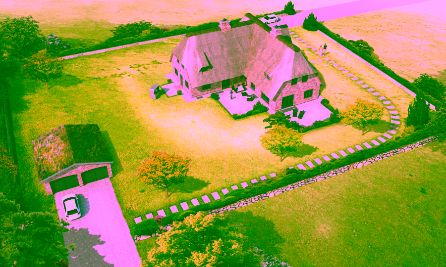 Bild - Neubau eines außergewöhnlichen Friesenhauses unter Reet mit Garage in begehrter Lage von Keitum