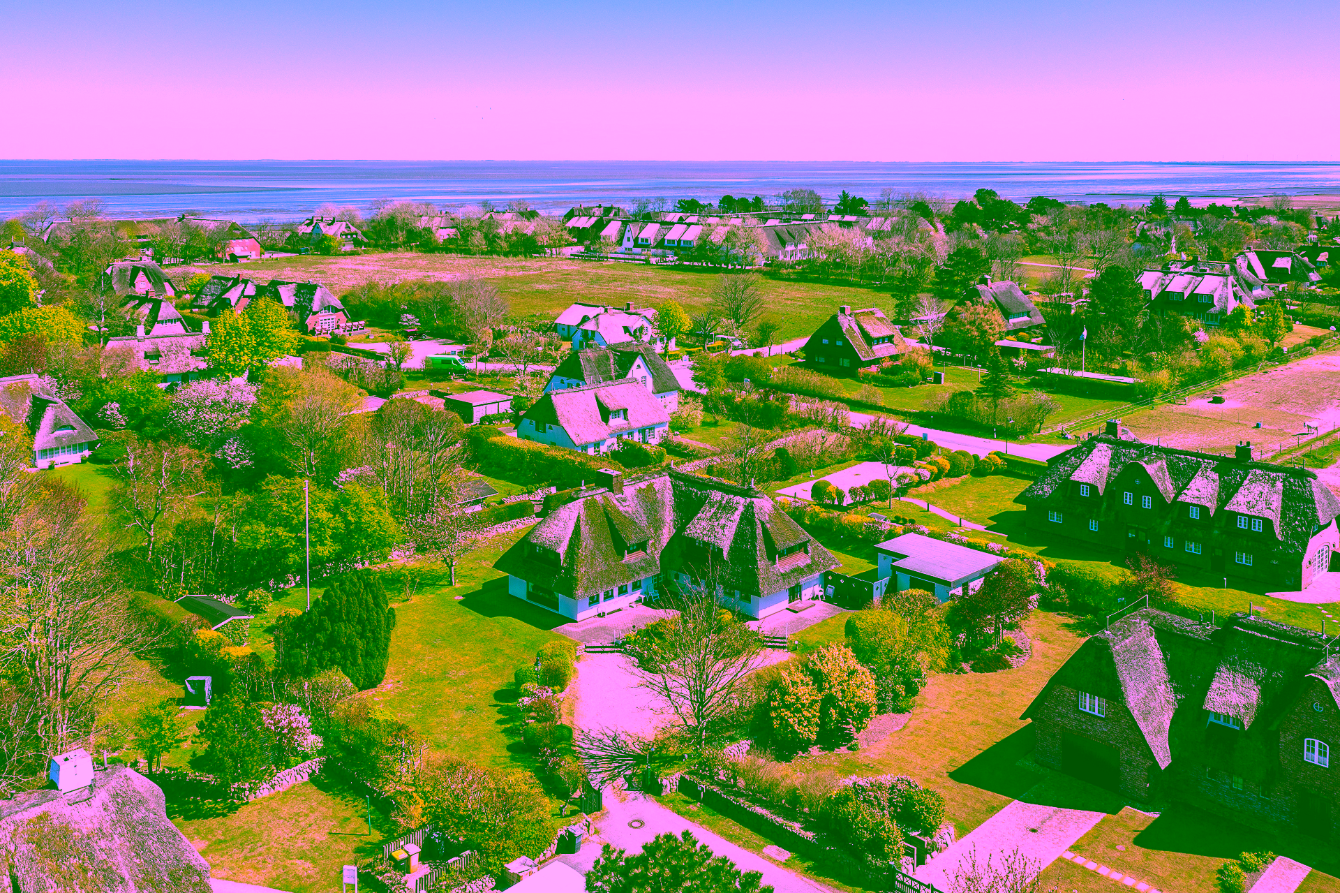 Neubau eines außergewöhnlichen Friesenhauses unter Reet mit Garage in begehrter Lage von Keitum - Bild (5914)