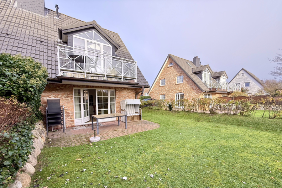 Bild - Erdgeschosswohnung fussläufig zum Strand mit Südterrasse