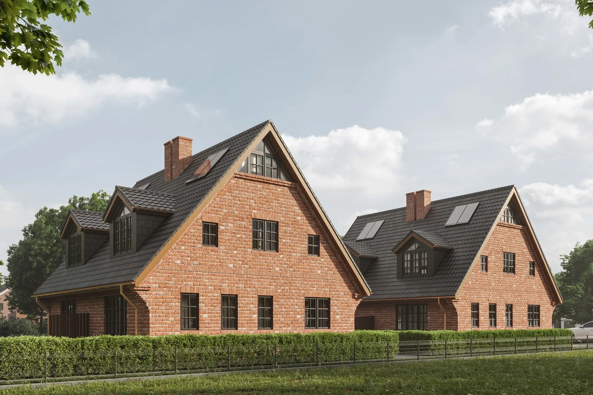 Bild - Neubau von 4 Doppelhaushälften (Ferien- und Dauerwohnungen) in Tinnum – 1 Ferieneinheit noch frei