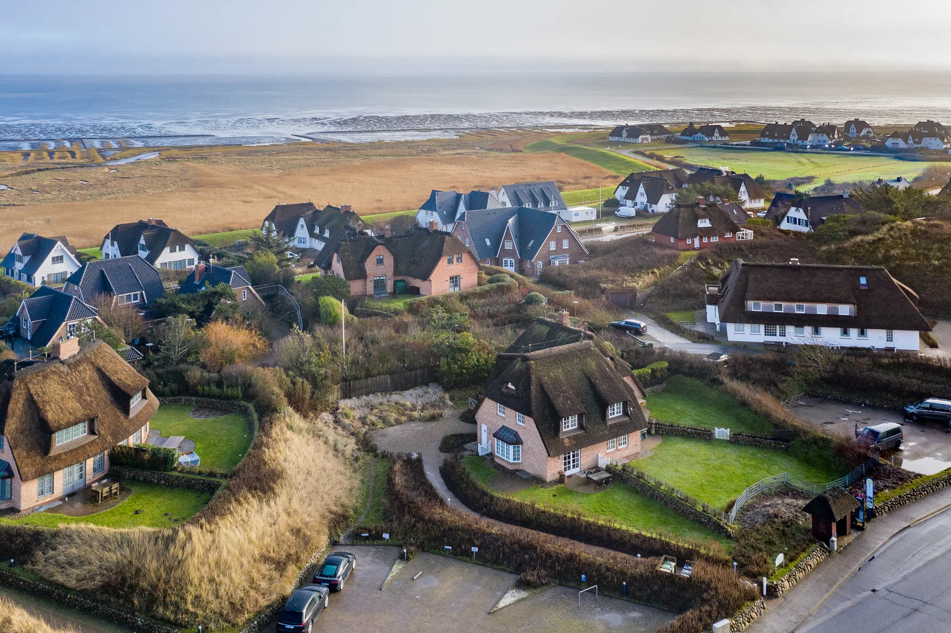 Bild - Reetgedeckte Obergeschosswohnung in den Dünen von Rantum