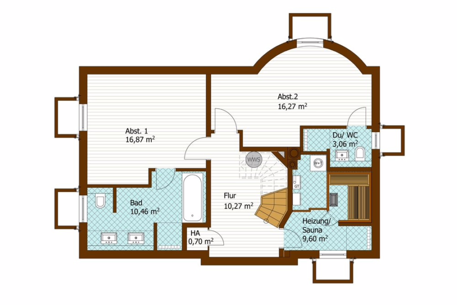 Untergeschoss - Friesen-Einzelhaus unter Reet direkt hinter den Dünen