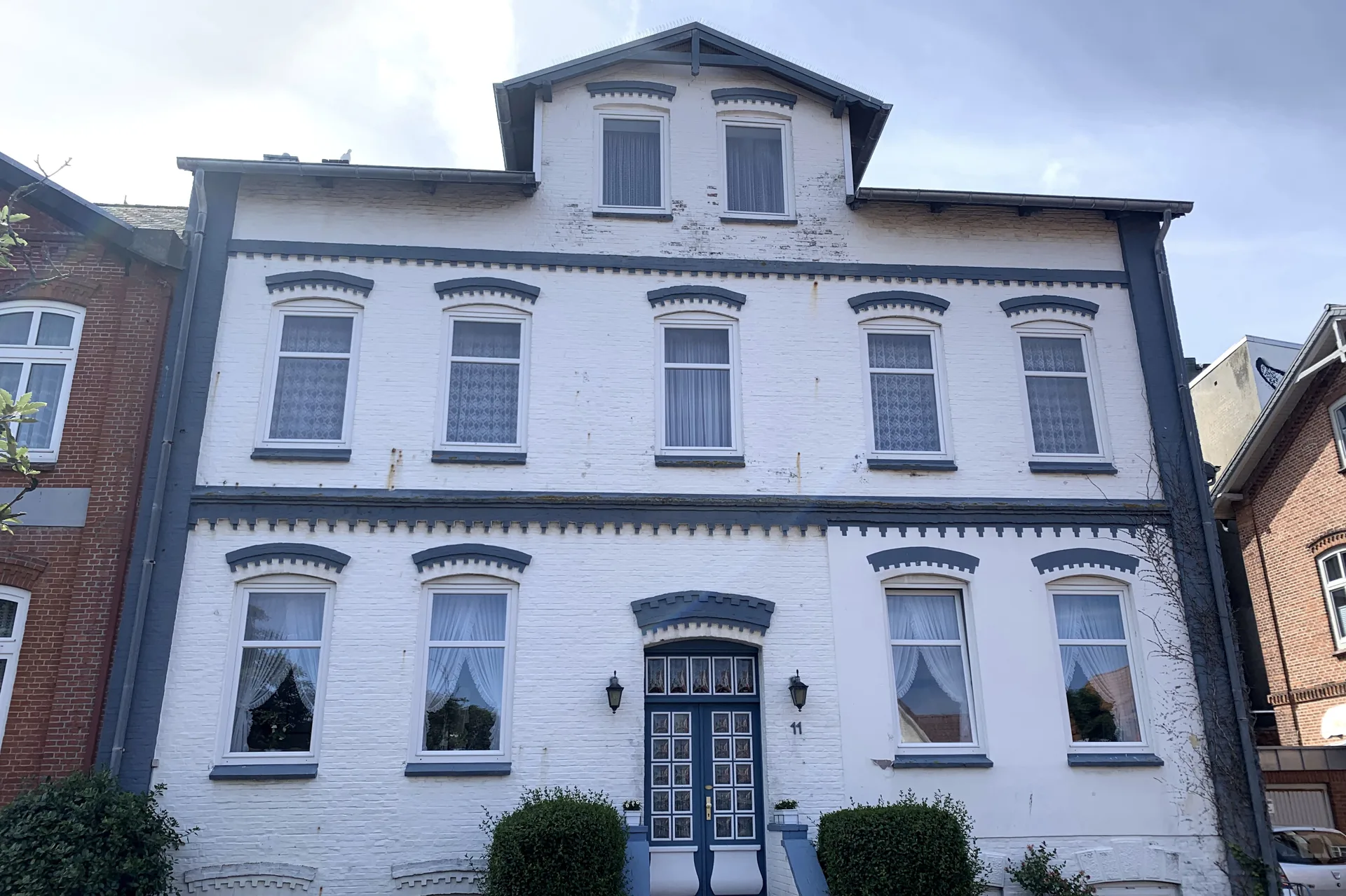 Bild - Logierhaus aus der Gründerzeit in der Fussgängerzone von Westerland
