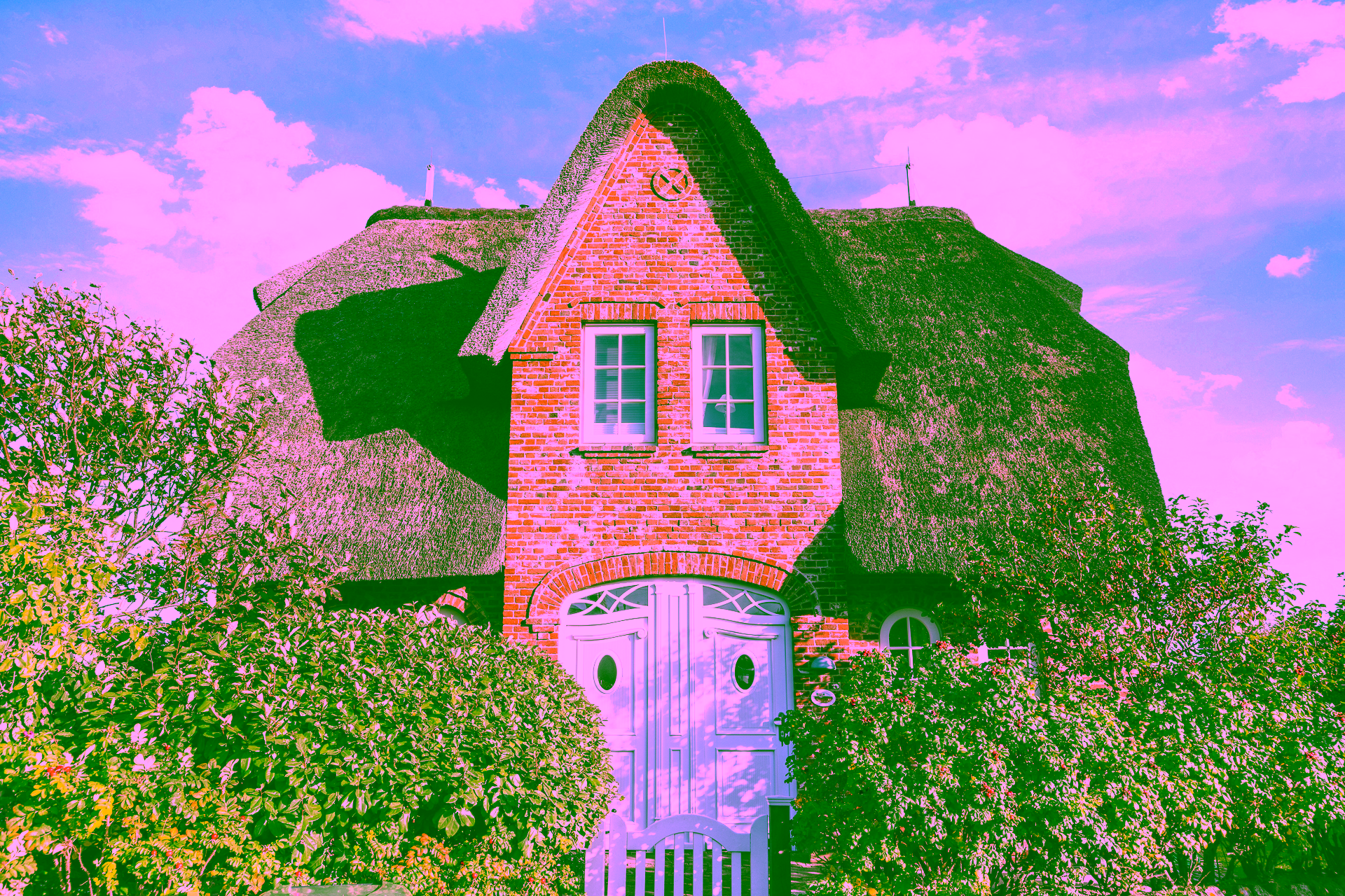 Seltenes Juwel mit Blick auf das Rantumer Wattenmeer – Schöne Doppelhaushälfte unter Reet - Bild (18676)