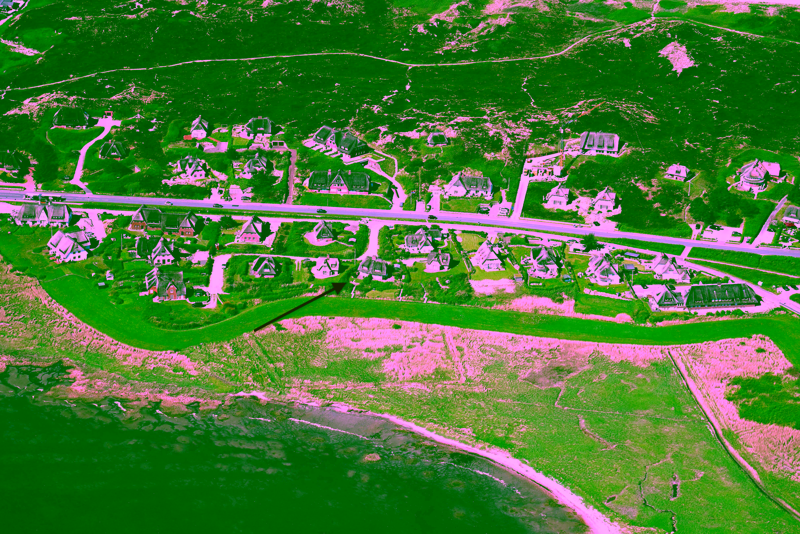 Seltenes Juwel mit Blick auf das Rantumer Wattenmeer – Schöne Doppelhaushälfte unter Reet - Bild (18674)