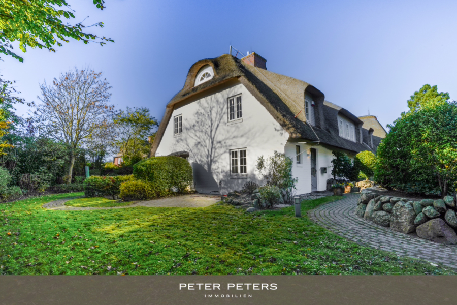 Titelbild - Zurückgezogenes Endhausteil mit schönem Garten in Keitum