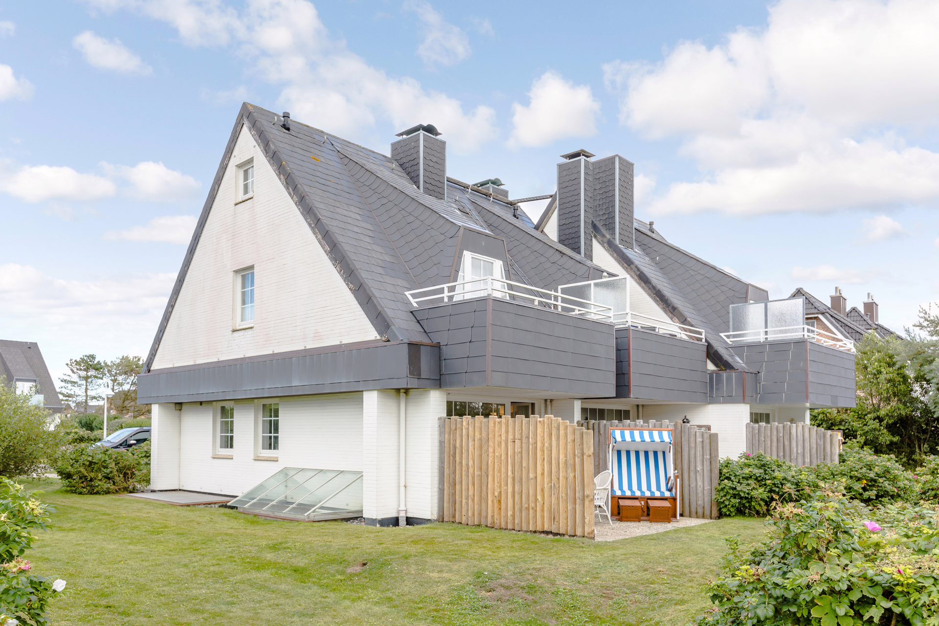 Ferienwohnung-Haus Westerhörn App 3-Wenningstedt-50-15-25 - Charmante Erdgeschosswohnung zwischen Weststrand und Dorfteich mit sonniger Terrasse