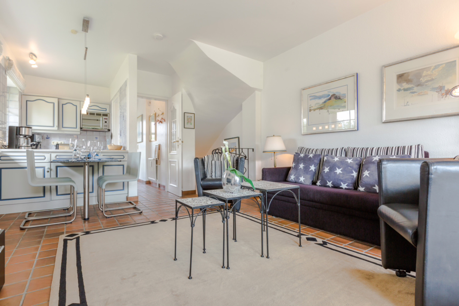 Bild - Charmante Erdgeschosswohnung zwischen Weststrand und Dorfteich mit sonniger Terrasse