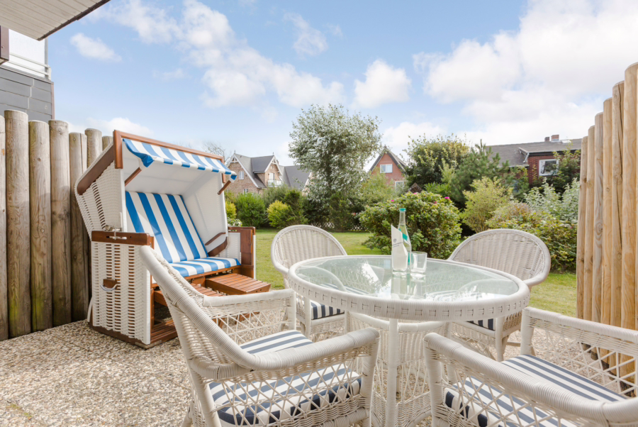 Bild - Charmante Erdgeschosswohnung zwischen Weststrand und Dorfteich mit sonniger Terrasse